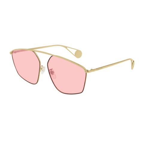 sunglasses gucci gg 0437 sa- 004 gold/pink|gucci sunglasses to buy.